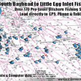 Bayhead to Little Egg NJ Fishing Spots Map