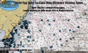 Little Egg Inlet NJ Fishing Spots for GPS