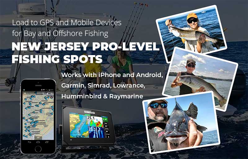 New Jersey Fishing Spots for GPS and Mobile Devices